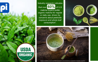 Organic matcha green tea