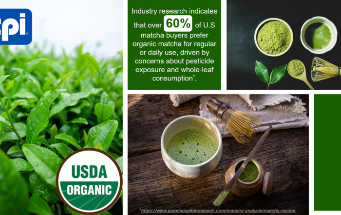 Organic matcha green tea